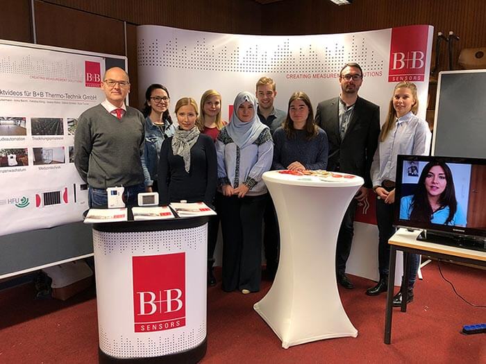 B+B Thermo-Technik GmbH aus Donaueschingen, Baden-Württemberg in Deutschland. Sensorik und Messtechnik. Hochschule Furtwangen. HFU.