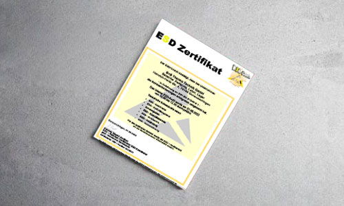 B+B Thermo-Technik - Messtechnik & Sensorik - ESD Zertifikat